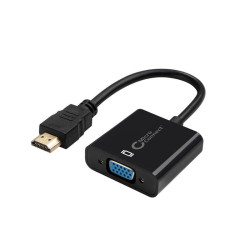 MicroConnect Adapter HDMI - VGA M/F, Black Référence: HDMVGA2B