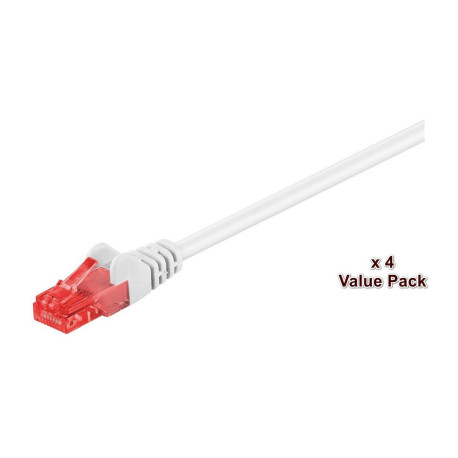 MicroConnect U/UTP CAT6 20M White 4 PACK Référence: V-UTP620WVP