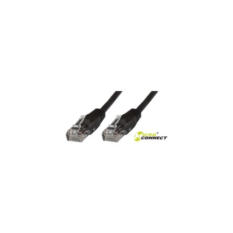 MicroConnect U/UTP CAT6 0.20M Black LSZH Ref: UTP6002S