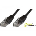 MicroConnect U/UTP CAT6 0.20M Black LSZH Ref: UTP6002S