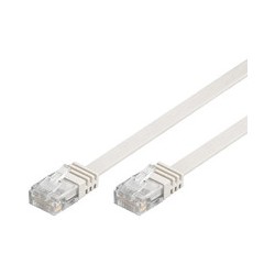 MicroConnect U/UTP CAT5e 5M White Flat Ref: V-UTP505W-FLAT