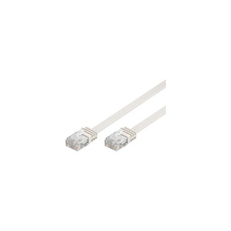 MicroConnect U/UTP CAT5e 5M White Flat Ref: V-UTP505W-FLAT