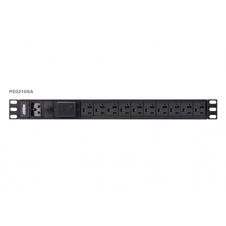Aten 1U 16A 10Port Basic PDU Référence: PE0210SG-AT-G