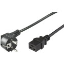 MicroConnect Power Cord CEE 7/7 - C19 3m Référence: PE0771903