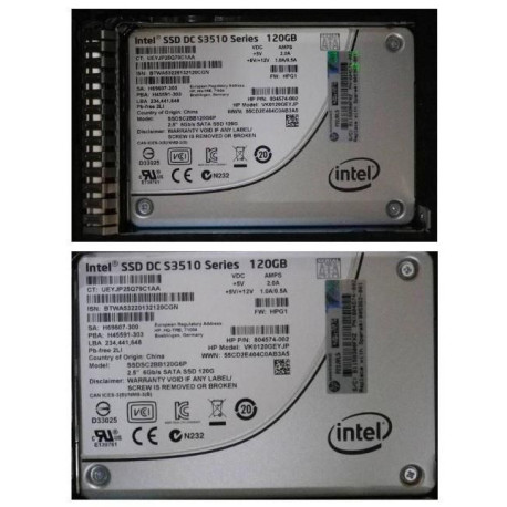 HP Hot plud SSD 120GB 2.5 Inch Référence: 805362-001