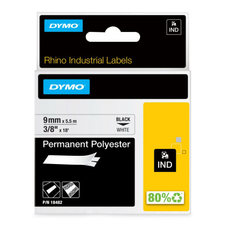DYMO RHINO Permanent Polyester Référence: 18482