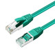 MicroConnect S/FTP CAT6 0.5m Green LSZH Reference: SSTP6005G