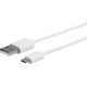 eSTUFF MicroUSB Cable 1m White Référence: ES603007