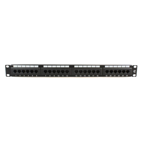MicroConnect 19 UTP Cat.6 patch panel, 24 Référence: PP-004
