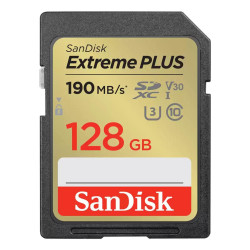Sandisk EXTREME PLUS 128GB SDXC Référence: W128591181