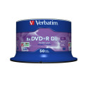 Verbatim DVD+R DL 8x Matt Silv. 50pk Référence: 43758
