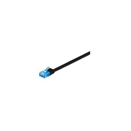 MicroConnect U/UTP CAT6A 1M Black Flat Reference: V-UTP6A01S-FLAT