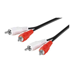 MicroConnect Stereo RCA Cable, 2.5 meter Référence: AUDCC025