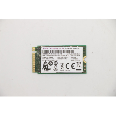 Lenovo UMIS AM620 256G PCIe 2242 SSD Référence: W125687202