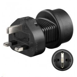 MicroConnect Universal adapter Schuko to UK Reference: PETRAVEL1