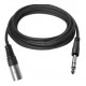 Vivolink XLR M - Stereo Jack 6.35mm 1 Référence: PROAUDXLRJACKS1