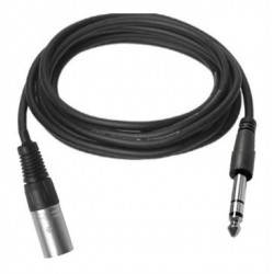 Vivolink XLR M - Stereo Jack 6.35mm 1 Référence: PROAUDXLRJACKS1
