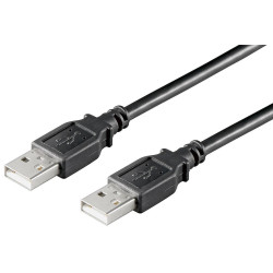 MicroConnect USB2.0 A-A 1,8m M-M, Black Référence: USBAA2B