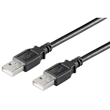 MicroConnect USB2.0 A-A 1,8m M-M, Black Référence: USBAA2B