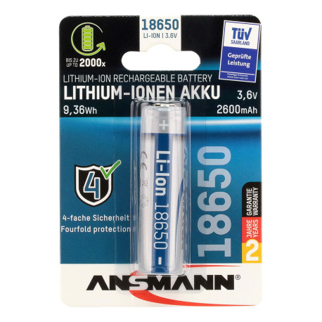 ANSMANN Li-Ion Akku 18650 Reference: W128266882