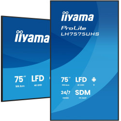 iiyama 75 3840x2160, UHD IPS panel, Référence: W129145778