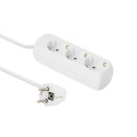 MicroConnect 3-way Schuko Socket 1.8M White Référence: GRU003W