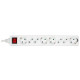 MicroConnect Power Strip 8 port 3M White Référence: GRU0083W