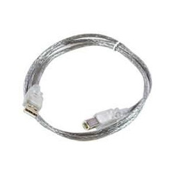 MicroConnect USB2.0 A-B 5m M-M,Transparent Référence: USBAB5T