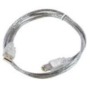 MicroConnect USB2.0 A-B 5m M-M,Transparent Référence: USBAB5T