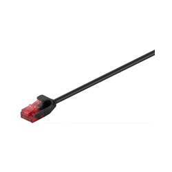 MicroConnect U/UTP CAT6 2M Black Slim Ref: V-UTP602S-SLIM