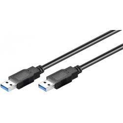 MicroConnect USB3.0 A-A 0.5m M-M, Black Reference: USB3.0AA05B
