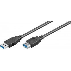 MicroConnect USB3.0 A-A 0.5m M-F Reference: USB3.0AAF05B