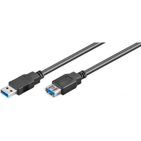 MicroConnect USB3.0 A-A 0.5m M-F Reference: USB3.0AAF05B