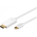 MicroConnect Mini Displayport-HDMI M-M 1m Ref: MDPHDMI1-4K