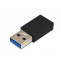 MicroConnect USB3.0 A - USB-C M-F, Black Reference: USB3.0ACF