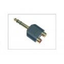 MicroConnect Adapter 6.3mm - 2XRCA M-F Ref: AUDANH