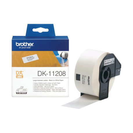 Brother Address Labels Large 400-Pack Référence: DK-11208