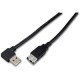 MicroConnect USB2.0 Extension A-A 1.5m M-F Ref: USBAAF2ABLACK