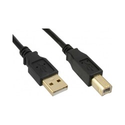 MicroConnect USB2.0 A-B 3m M-M Goldplated Ref: USBAB3G