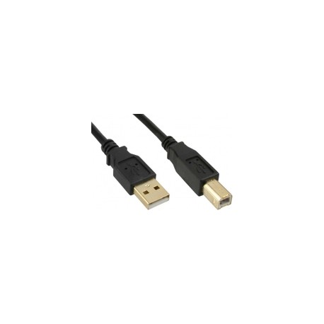 MicroConnect USB2.0 A-B 3m M-M Goldplated Ref: USBAB3G