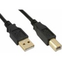 MicroConnect USB2.0 A-B 3m M-M Goldplated Ref: USBAB3G