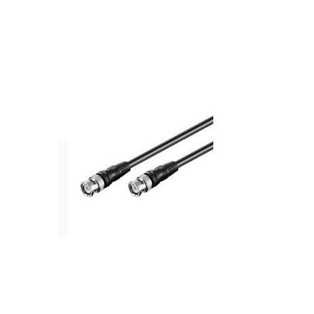 MicroConnect BNC cable, RG59, 1m, black Référence: 50423