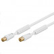 MicroConnect Coax M-F 10m White 75 Ohm Reference: COAX010WHQ