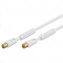 MicroConnect Coax M-F 10m White 75 Ohm Reference: COAX010WHQ