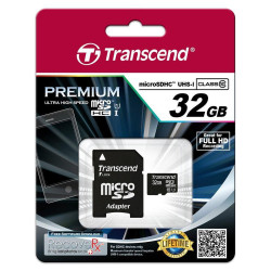 Transcend SDHC Micro UHS-1 32GB Class 10 Reference: TS32GUSDU1
