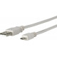MicroConnect Micro USB Cable, Grey, 5m Reference: USBABMICRO5G