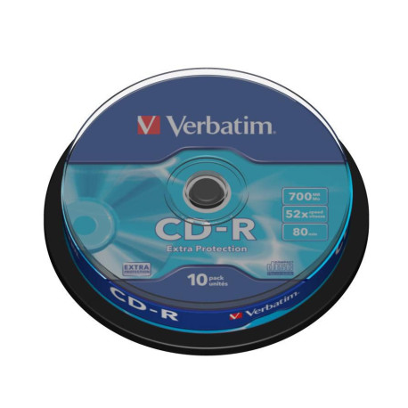 Verbatim CD-R 52X Extra Protect. 700MB Reference: 43437