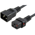 MicroConnect Powercord C19 IEC Lock - C20 Référence: W129157239