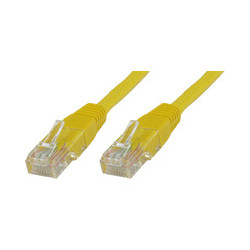 MicroConnect U/UTP CAT6 0.25M Yellow PVC Reference: B-UTP60025Y