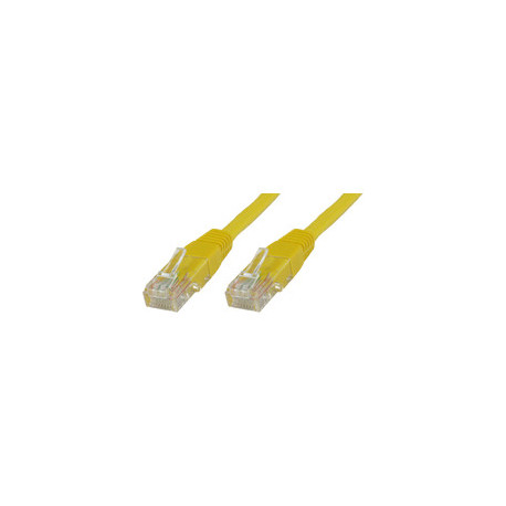 MicroConnect U/UTP CAT6 0.25M Yellow PVC Reference: B-UTP60025Y